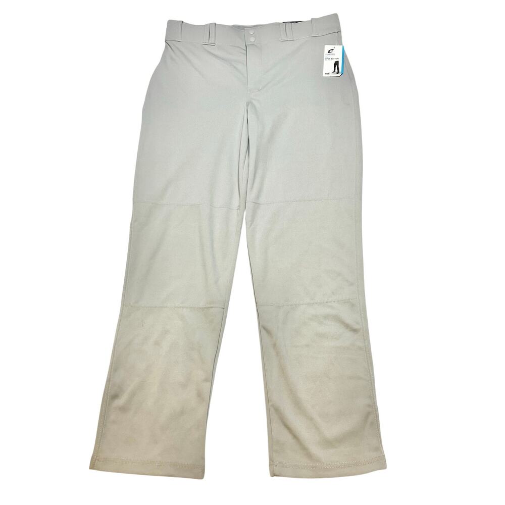 Champro MVP Baseball Pants Adult Open Bottom Relaxed Fit Gray XL New with Tags